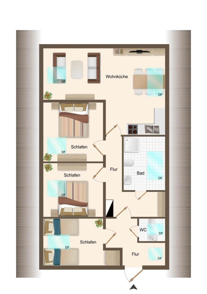 Ferienwohnung Friesenhof Janssen - Urlaub auf dem Bauernhof Neuharlingersiel Exterior foto